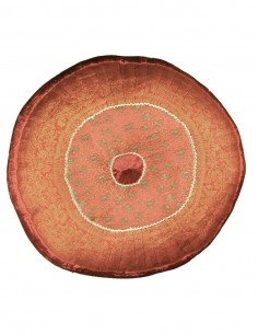 Coussin de sol indien rond couleur 1