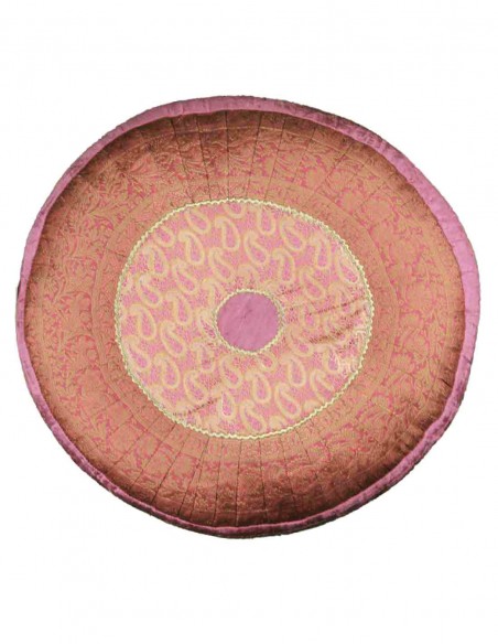 Coussin de sol indien rond couleur 4