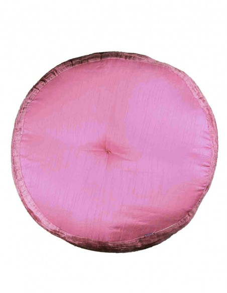Coussin de sol indien rond couleur 4