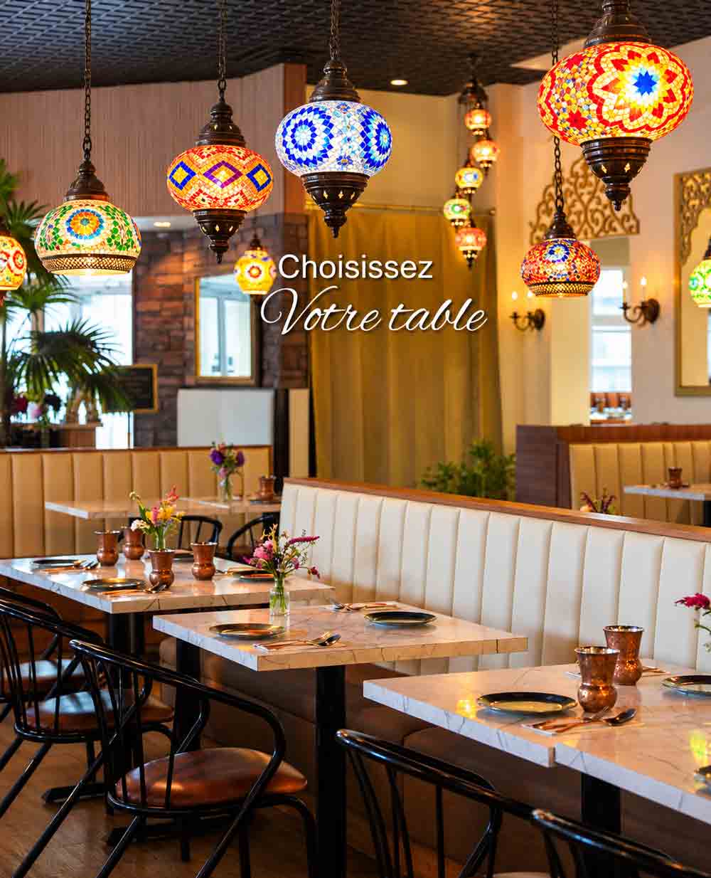 Luminaires Restaurant Royal Tandoori Granby